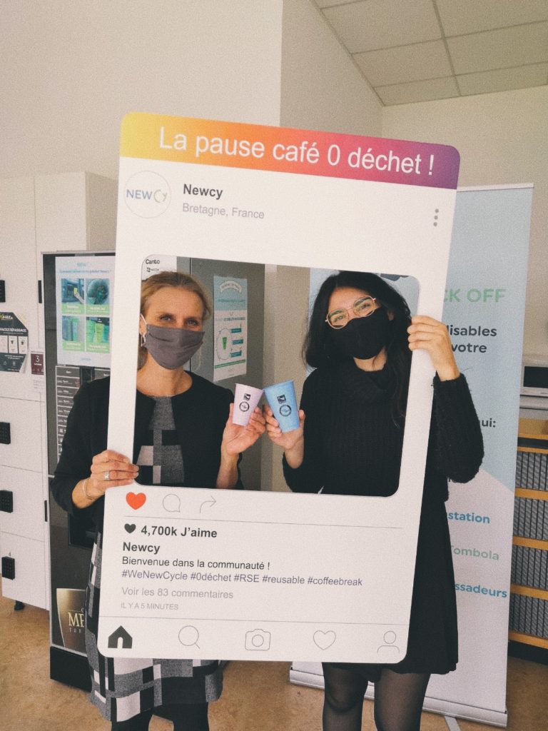 La Région Bretagne passe aux gobelets réutilisables Newcy