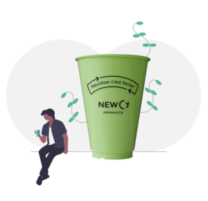 Newcy - Gobelets café réutilisables pour entreprises